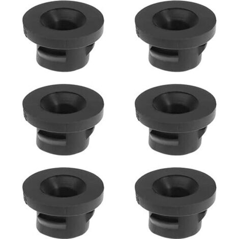 6 pièces de retenue d'insertion de joint en caoutchouc de filtre à air de voiture 1422A3 remplacement 1.6 HDI support de couvercle de boîtier de filtre à air accessoire de voiture, noir
