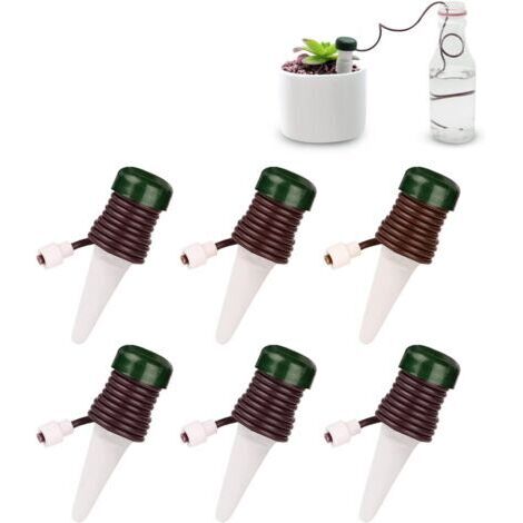 6 Pièces Distributeur d'eau pour Plantes D'intérieur, Appareil D'arrosage Automatique, Distributeur d'eau Automatique pour Plantes Et Fleurs