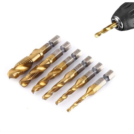 10 Tarauds Métriques M4 X 0,7 Mm - Acier Rapide HSS - Pour Filetage Grossier - Sourcing Map