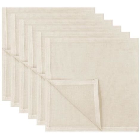 6 pièces Etamine Alimentaire,50x50cm Tissu Ourlé Mousseline,Toiles filtrantes en pur coton,étamine non blanchie, réutilisables - sh
