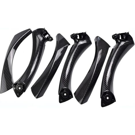 6 pièces fibre de carbone Poignée Porte Intérieure porte pour BMW E90 E91 poignée de porte intérieure sangle de traction couvercle passagers pour BMW série 3 323 325 328 330 335 (LHD)