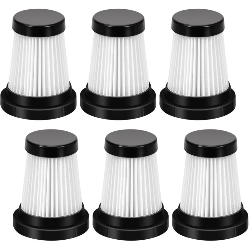 6 pièces filtre à air haute efficacité accessoires pour moosoo K12 K12 pro k13 aspirateur sans fil, filtre d'aspirateur lavable