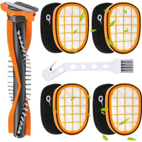 6 Pièces Filtre Aspirateur pour Philips Speedpro Max Pièces de Rechange, FC5005/01 HEPA Filtres Pièces Accessoires Compatibles avec Philips FC6728/FC6727/FC6822/FC6812, 7000 Series 8000 Series