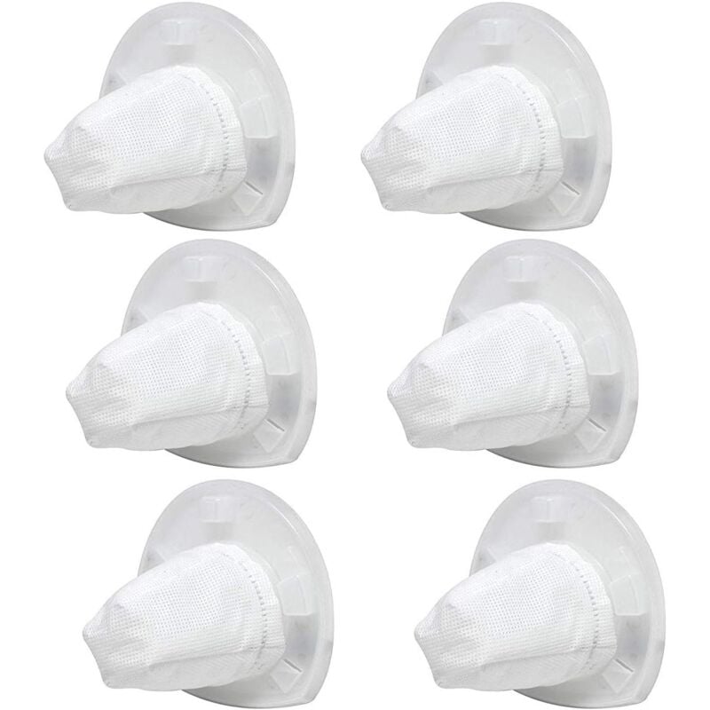 6 Pièces Filtre fines particules d'aspirateur compatibles avec aspirateur à main sans fil Black & Decker VF110