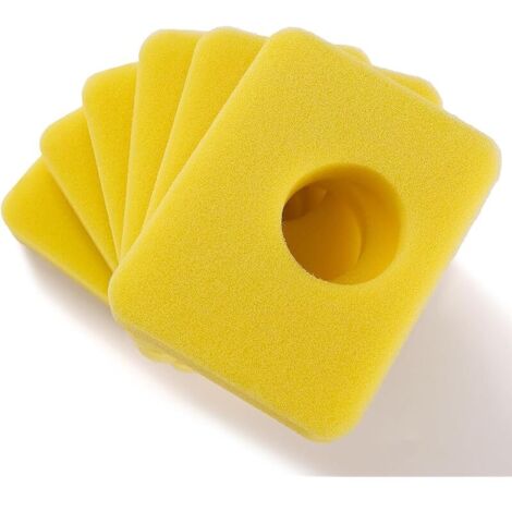 6 Pièces Filtres à Air pour Tondeuses 799579, 799579 Filtre à Air, Filtre à Air en Mousse 799579, Compatible avec Briggs & Stratton 590581 08P502 08P602 09P602