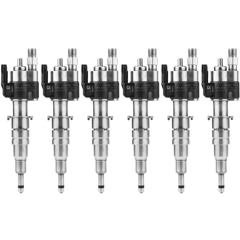 Sjlerst - 6 pièces Injecteur de Carburant pour bmw 135i 335i 535i 650i 740i 750i X6 13537585261-09