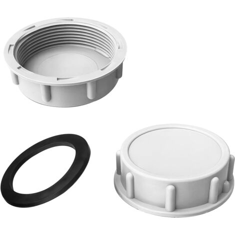 6 Pièces Joints de Caoutchouc, Toriques en Caoutchouc Plats, Rondelles Tuyau Drainage, Joint pour vidage OD 45mm, ID 39mm - Cap 54 mm