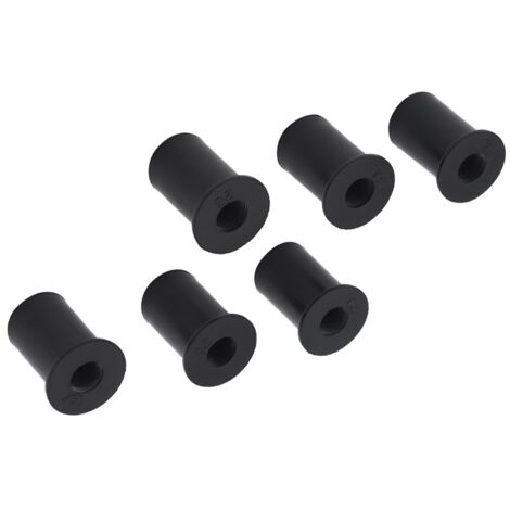 6 pièces joints d'étanchéité M6 caoutchouc pour fixation pare-brise moto et kayak
