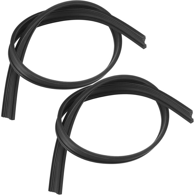 6 Pièces Lames d'Essuie-Glace de Rechange en Caoutchouc, 650mm Universelles Glace Bandes Essuie-Glaces, Caoutchouc de Remplacement, Balai