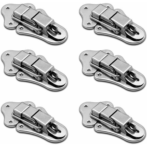 56-120mm Length Spring Loaded Draw Toggle Latch Catches Hasp Stainless  Steel