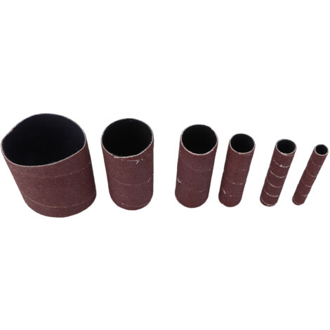 6 Pièces Manchons Abrasifs Papier de Verre Rouleau pour Meuleuse Électrique Ponçage Bois Métal Décapage Rouille