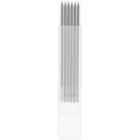 6 pièces mines de crayon menuisier 2.8mm HB, outil de marquage et traçage pour travail du bois, graphite noir
