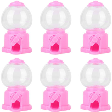 6 Pièces Mini Distributeur de Bonbons Formes Mignonnes pour Enfants, Boîte de Rangement Sucreries