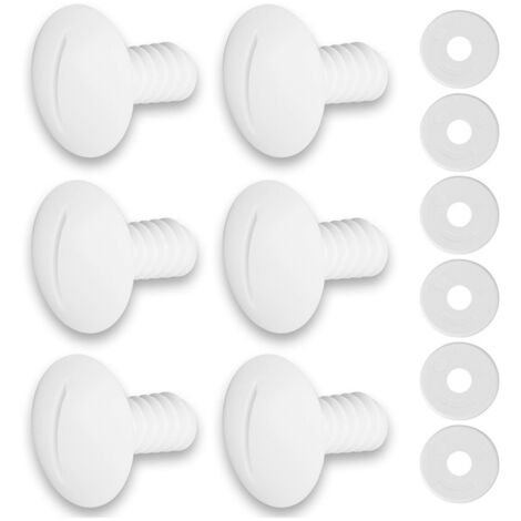 6 pièces polaris C-55 nettoyeur de piscine jeu de vis de moyeu en plastique 180/280 pièces de rechange