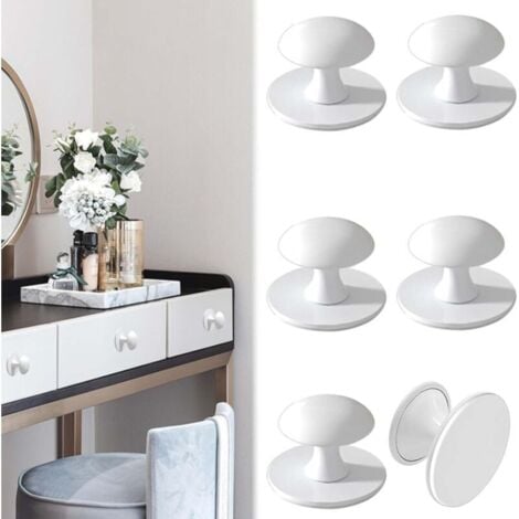 Lot De 6 Boutons De Tiroir Hexagonaux Modernes En Laiton Brossé Doré Pour Placard De Cuisine, Porte De Meubles, Portes De Meubles En Marbre