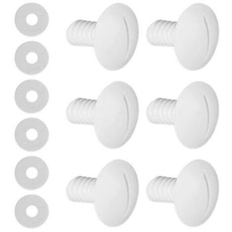 6 pièces Roue Vis avec Rondelles Partie No. C55 C-55 pour Polaris 180 280 Piscine Cleaner Pièces