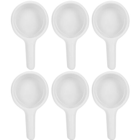 6 pièces Support Bougie Blanc en Céramique Cuillère pour Encens et Décoration Maison