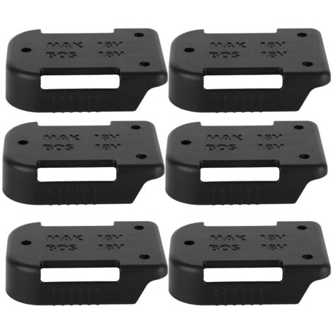 6 Pièces Support de Montage avec Connecteur d'Alimentation pour Batterie BOSCH 18V - Adaptateur et Dock de Charge