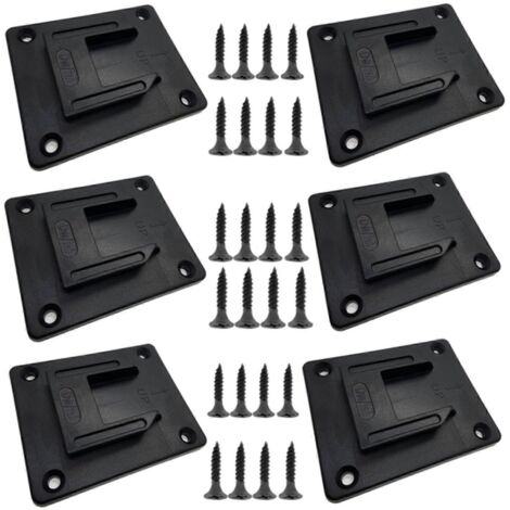 6 Pièces Support Rack Organisateur pour Outils Électriques 14.4-18V (LXT, DeWalt, Milwaukee)