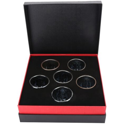 6 Pièces Tasses à Thé Céramique Service à Thé Kung Fu Accessoires de Décoration Maison Style Fleuri