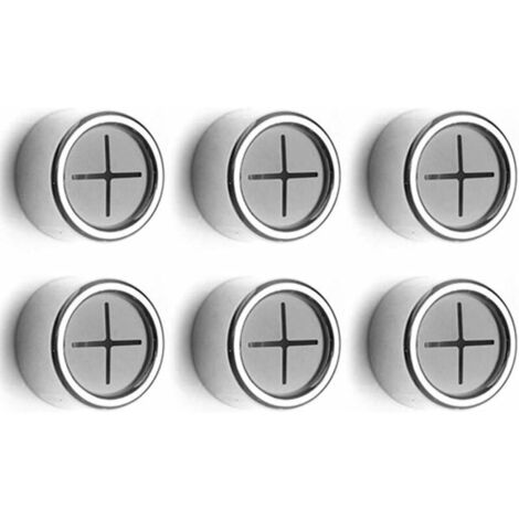 6 Pieces Tea Towel Holder, Adhesive Tea Towel Hanger, Suction Cup Tea Towel Hanger for Kitchen, Suction Cup Tea Towel Holder for Bathroom, Wardrobe and Cupboard (Round ABS)