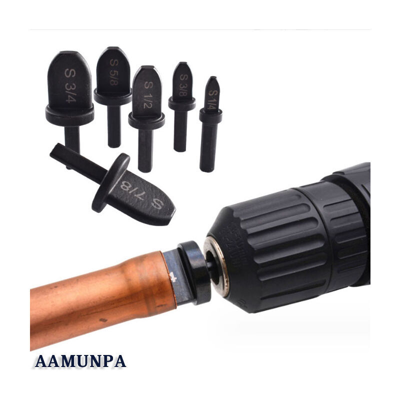 6 Pièces Tube Expander Roulement, Découpe Tuyau Cuivre En Acier Hex Handle Air Conditioner Tuyau De Cuivre Outil D'emboutissage Ensemble