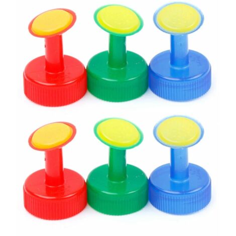 6 Piezas Boquilla de Riego para Botella Riego Superior de Botella Dispositivo de Riego de Plástico para Botellas de 28 Mm Riego Superior Semillas Plántulas Riego de Jardín