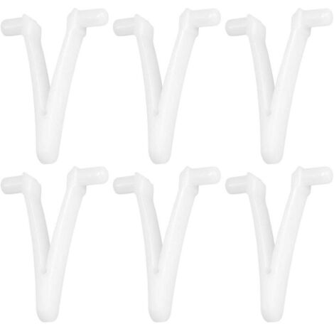 6 piezas de accesorios para piscina, cepillo de piscina con clip en V y mariposa, para spa, rastrillo de hojas, skimmer, cabezal de succión para limpieza de piscinas.