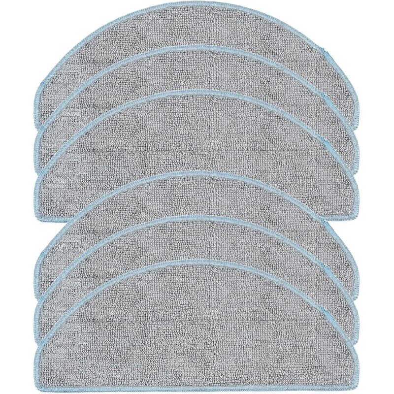 6 piezas de paño de limpieza de repuesto para iRobot Roomba Combo Essential Y0112 Y0110, repuesto de aspiradora robot, paño de microfibra lavable