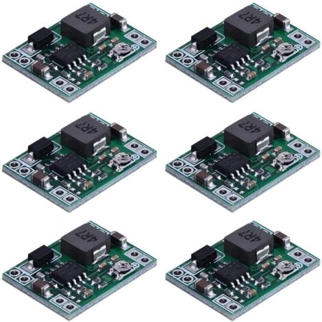 6 Piezas MP1584EN convertidor Reductor Reductor Ajustable DC-DC 4,5-28V a 0,8-20V módulo regulador de Voltaje de Fuente de alimentación 24 V a 12 V 9 V 5 V 3 V