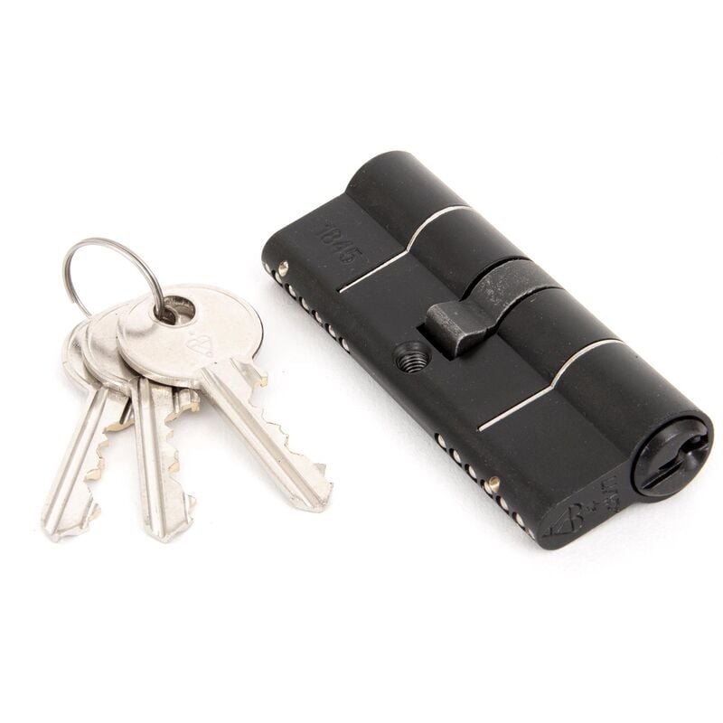 From The Anvil - Black 40/40mm Euro Cylinder Lock - KD