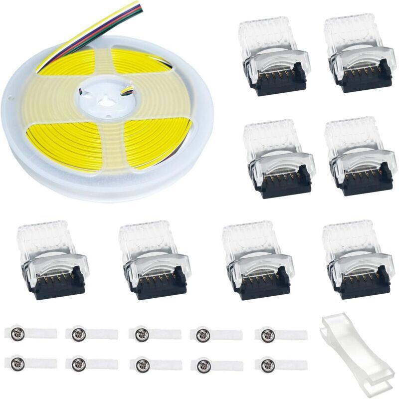 Image of 6-pin LED strip connectors, solderless track&hellip;