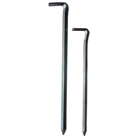 6 Piquets Carrés 160 Mm - Acier