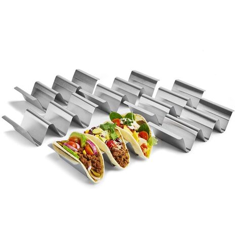 6 porte-burrito en acier inoxydable porte-crêpes porte-tacos porte-crêpes