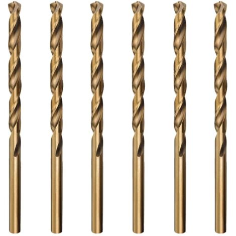 6 punte elicoidali in metallo cobalto M35, punte professionali in metallo HSS da 2 mm per acciaio inossidabile, lega ad alta temperatura, titanio, rame, ferro