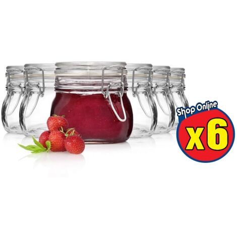 6 PZ FIDO VASO ERMETICO PER CONSERVE 500 CC
