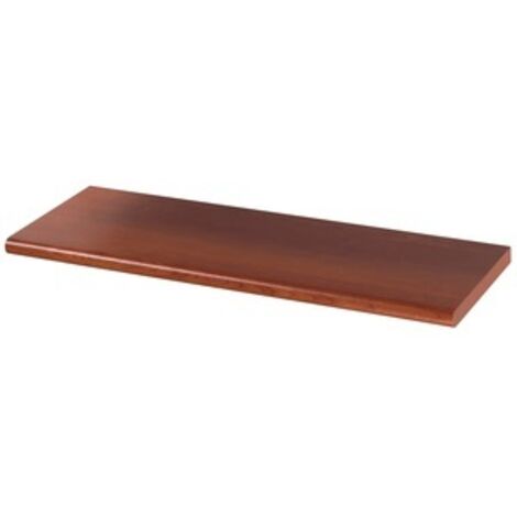 6 pz mensola ciliegio rettangolare ripiano in legno mensole 40x20x1,8 cm