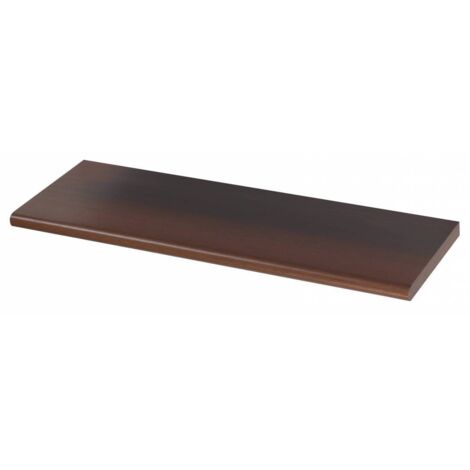 6 pz mensola noce rettangolare ripiano in legno mensole 80x20x1,8 cm
