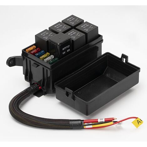 6-Relais-Box 12V mit Fernsteuerung