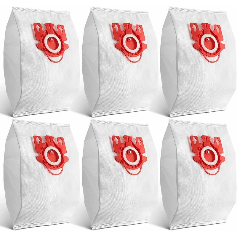 6 Replacement fjm Bag for Miele Vacuum Cleaner with 2 Replacement Filter