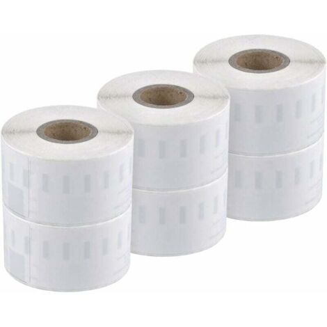 6 rouleaux 99012 36 x 89 mm Étiquettes d'adresse compatibles pour imprimantes d'étiquettes Dymo LabelWriter 450 Turbo/Twin Turbo/Duo & Seiko SLP