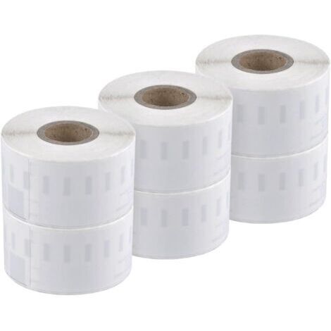 6 rouleaux 99012 36 x 89 mm Étiquettes d'adresse compatibles pour imprimantes d'étiquettes Dymo LabelWriter 450 Turbo/Twin Turbo/Duo & Seiko SLP