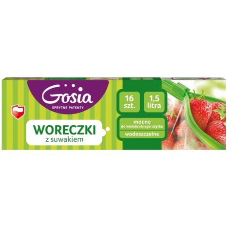 6 Sachets zip Gosia 1,5l - 16 pcs.