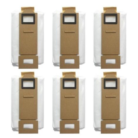6 sacs pour aspirateur Roborock S7-AquaForge