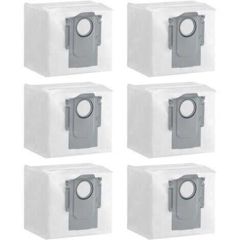 6 Sacs pour roborock Q7 L5+, Accessoires pour Aspirateur roborock Q7 M5+, Q5 Pro+, S7 Max Ultra, Q8 Max+, Q10 S5+, Q5 Max+, Q7 Max+, S8+, S7 MaxV Ultra, S7 Pro Ultra 2,5L Capacité de Rechange