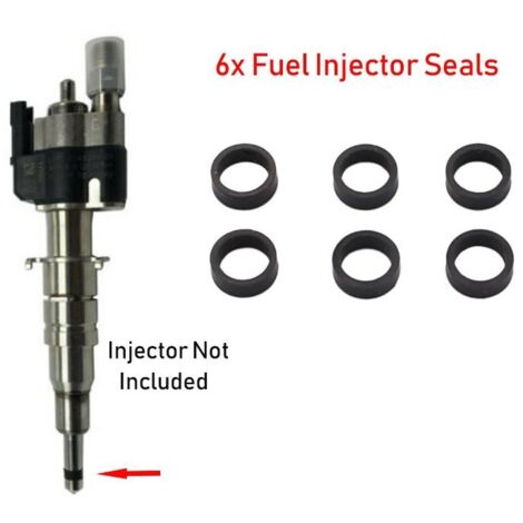 6 Sätze für BMW 135 335 535 Einspritzdüsen-Dichtungen, O-Ring Filter Einspritzdüsen, Reparatursatz 13537585261