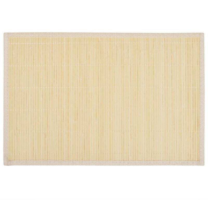 

Vidaxl - 6 salvamanteles de bambú 30 x 45 cm natural - Beige