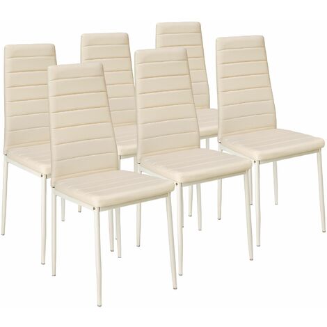 6 sedie da sala da pranzo in pelle sintetica - sedie moderne, sedie sala da pranzo, sedie da pranzo