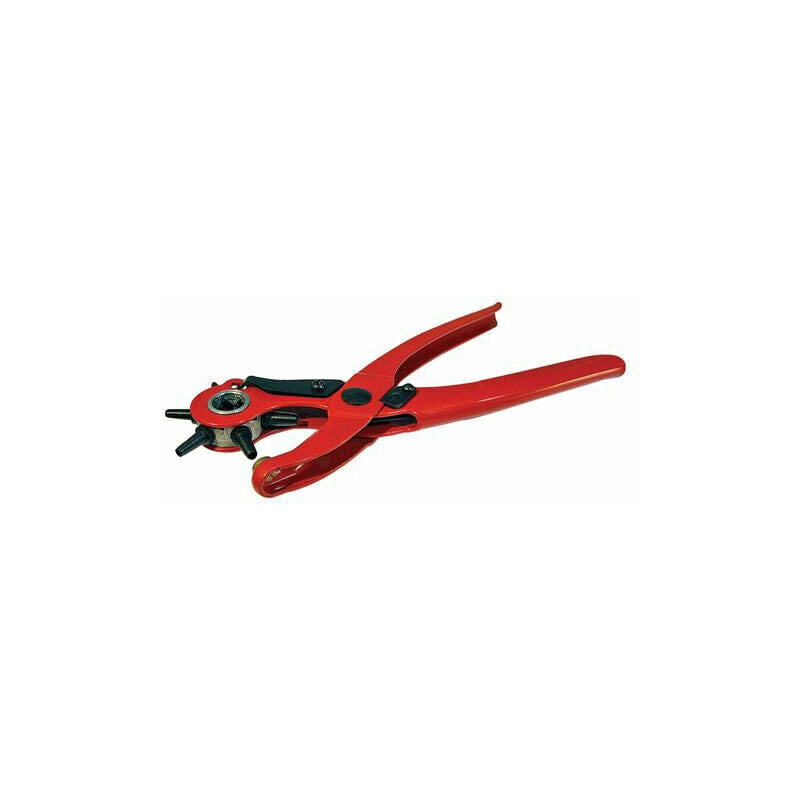 6 Size 2mm 5mm Punch Pliers Spring Loaded Leather Plastic Belt Craft Tool