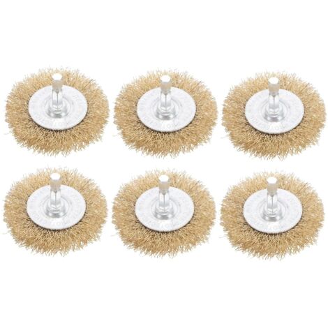 6 spazzole per trapano a filo per la pulizia rapida dei detriti e impugnatura esagonale per una facile sostituzione